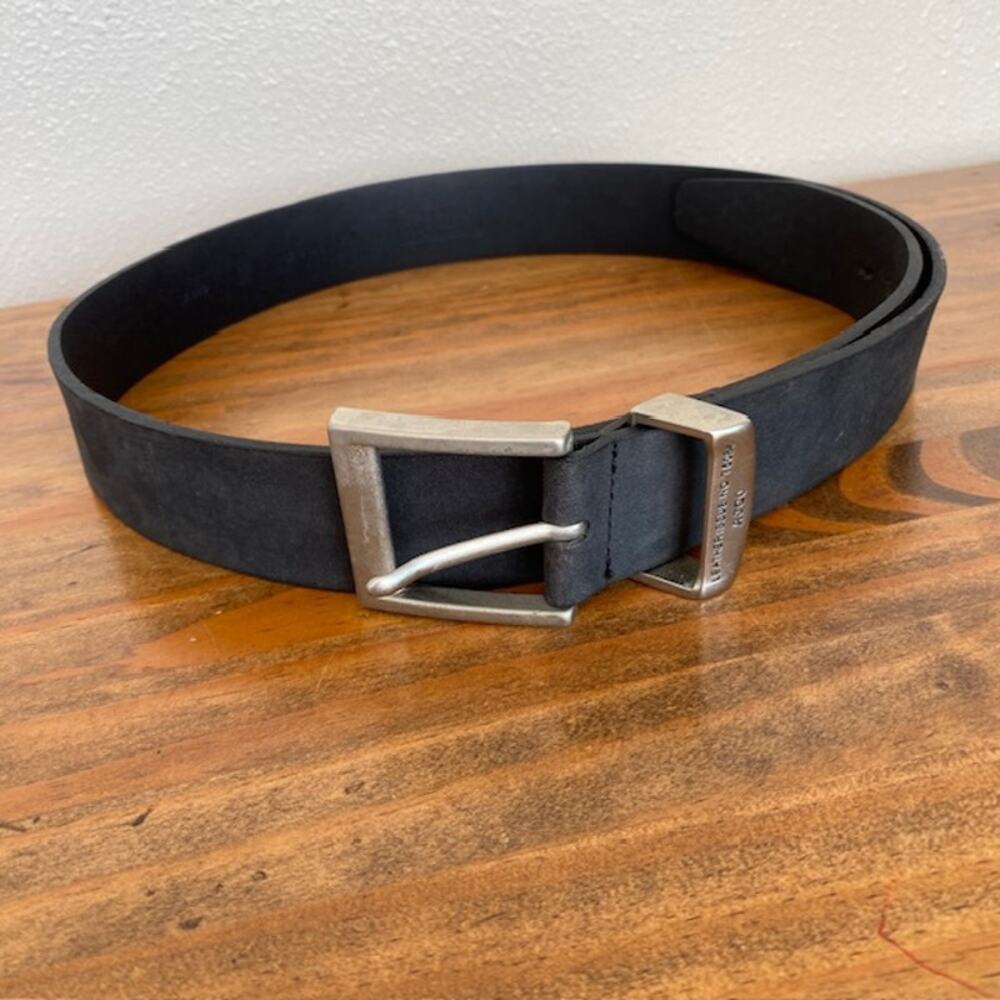 Arizona Black Leather Belt - Size 38